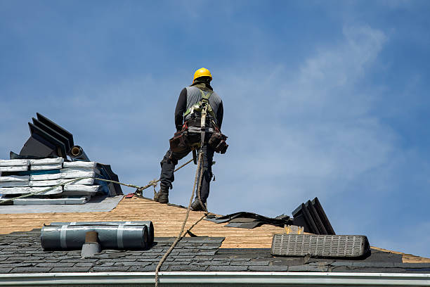 Professional Roof Replacement technician working in Gueydan, LA